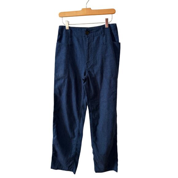 Vince Soft Tailored Dark Denim Patch Pocket Jeans 27 - Picture 1 of 6